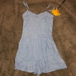 Denim Romper
